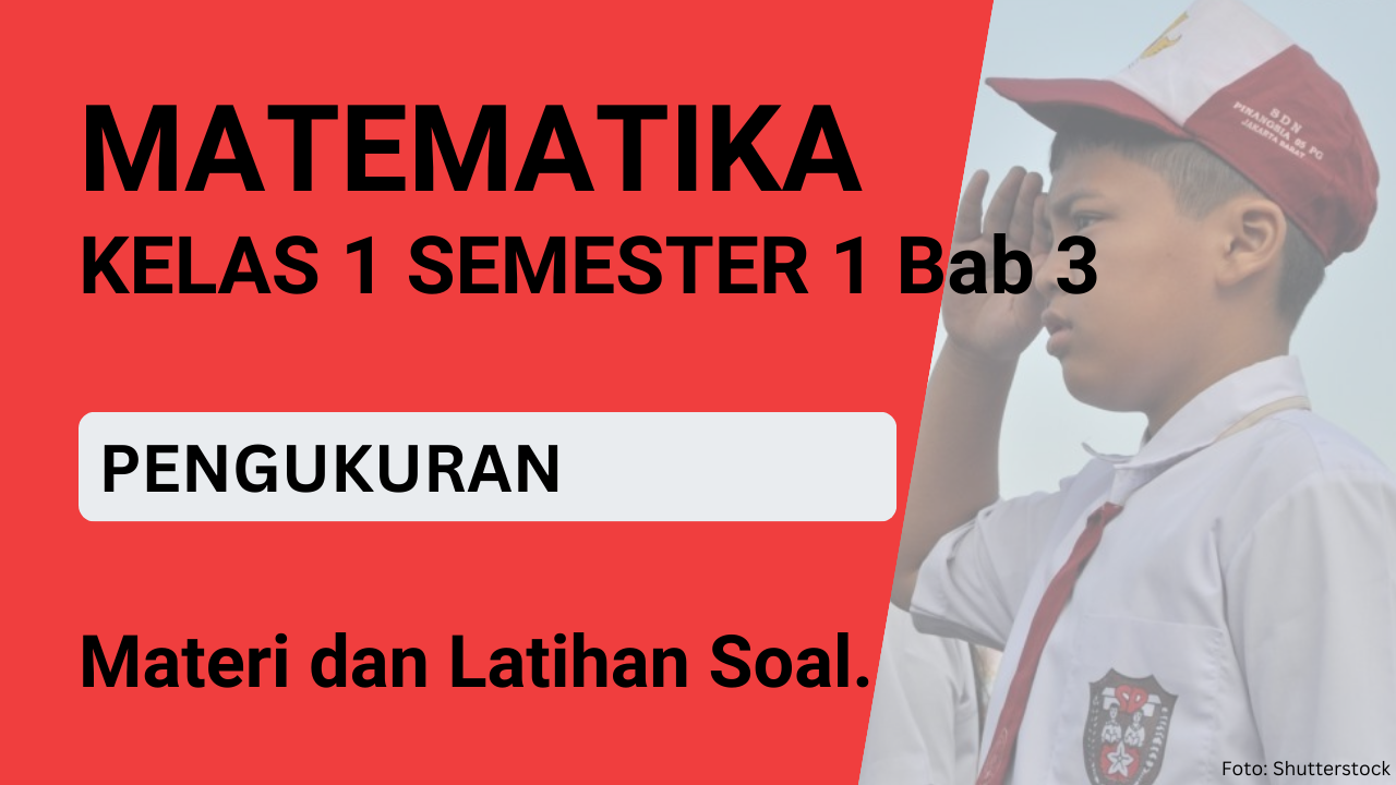 Materi Matematika Kelas 1 SD Semester 1 Bab 3
